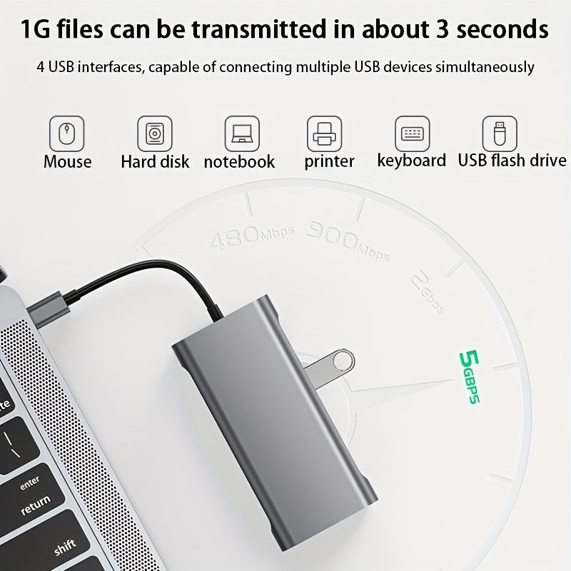 Dock11 – 11-i-1 USB-C-Hub för Laptop, Skärm och alla enheter