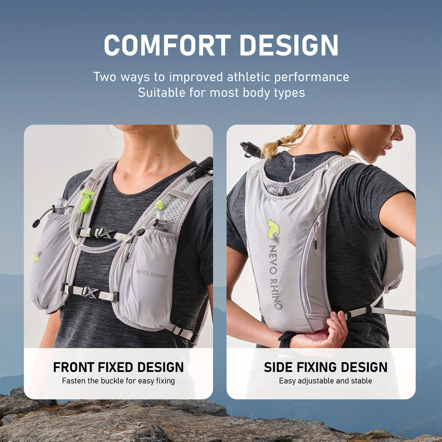 Juoksuliivi 5,5 litran vesirakolla