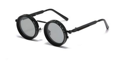 Moderna Justerbara Glasögon med Ljus, Retro Punkstil