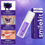 Lila Tandkräm för Vitare Leende