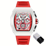 Klocka Martin (herrklocka i vinfat-design med datum, kronograf & vattenskydd 3ATM)