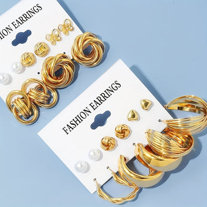 LyxÖrhängen™ – 11-pack Modeörhängen i Olika Stilar