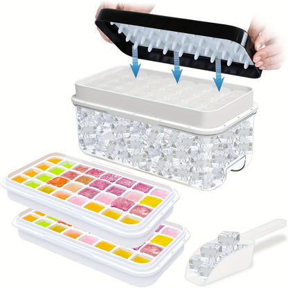 Frys med Isbitsformar och Isbehållare, 2-Lagers