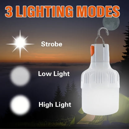 USB Lampa™ – Uppladdningsbar LED-lampa för Utomhus