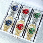 Klockset Erik (6-delat herrset med kvartsur & metallarmband)