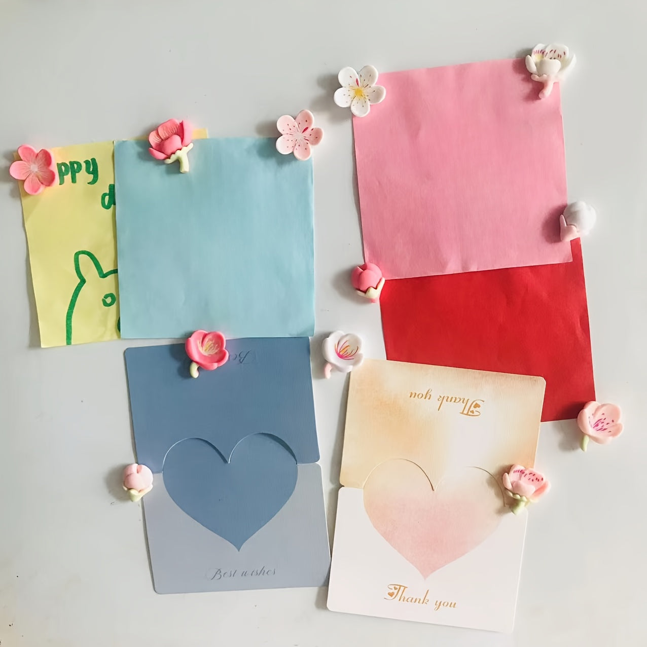 BlomMagnet™ – 12 kpl vaaleanpunaisia ​​persikankukkia