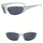 Retro glasögon herr – bred båge & metallic