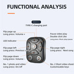 Smart Ringkontroll – För Selfies, Video & Bläddring