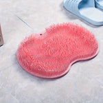 Fot- och Rygg Skrubbmatta – Silikon, Väggmonterad