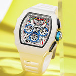 Klocka Martin (herrklocka i vinfat-design med datum, kronograf & vattenskydd 3ATM)