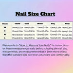 Handmålade 3D Nageldekorer (10-pack)