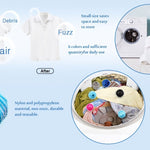 6/8/12-Pack Tvättbollar för Hårborttagning, Återanvändbara