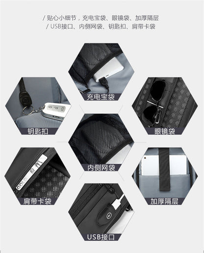 UrbanChest™ – Stilren Herrväska för Vardag & Resa