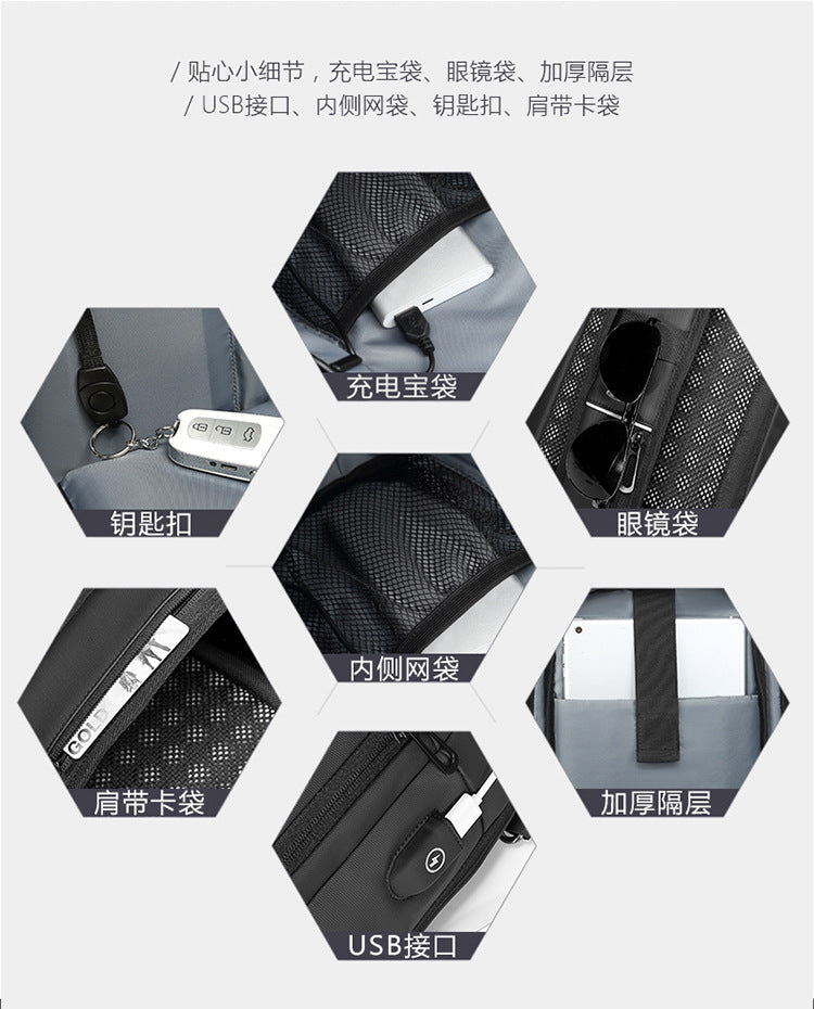 UrbanChest™ – Stilren Herrväska för Vardag & Resa