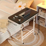 Høydejusterbart skrivebord – svart bærbart laptopbord med justerbar høyde