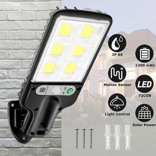 SolLampa™ – LED Solcellsrörelsesensor för Utomhus