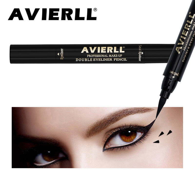 Dubbelögonpenna™ – Vattenfast Dubbelspetsad Eyeliner för Makeup