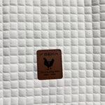 Bohemisk hoodie herr – rutigt långärmad pullover med orange detaljer