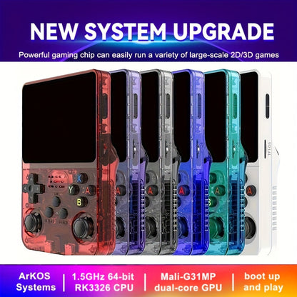 RetroGame Console™ – Kädessä pidettävä 3,5 tuuman pelikonsoli, jossa 64 Gt tallennustilaa