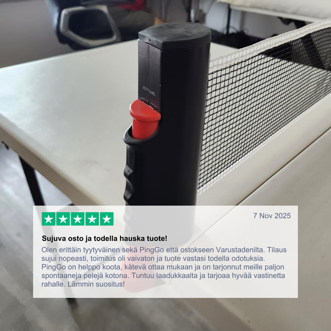 PingGo – Kannettava pingissetti