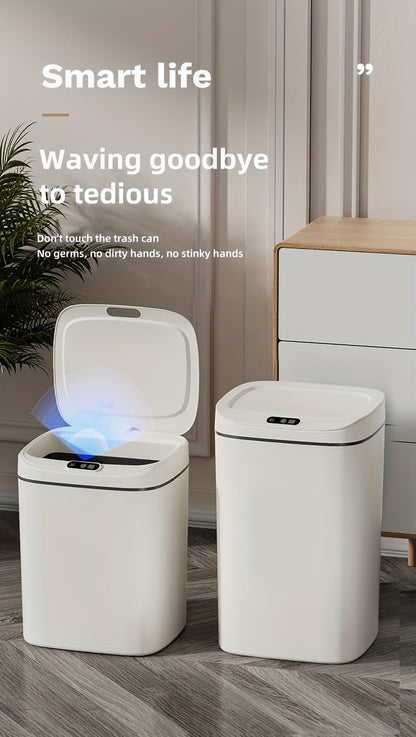 Smart Soptunna med Tyst Stängning – Luktfri & Batteridriven