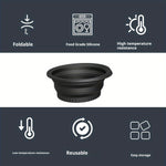 Hopfällbar Silikonskål för Kylande Ansiktsbehandling