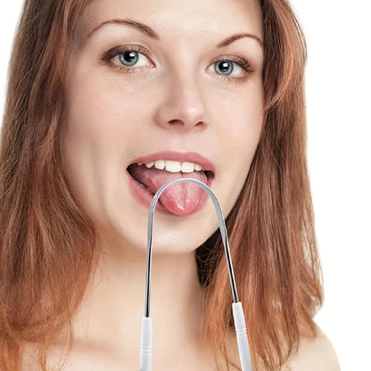 Tongue Scraper™ – Ruostumattomasta teräksestä valmistettu kielikaavin raikkaaseen hengitykseen