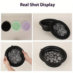 Hopfällbar Silikonskål för Kylande Ansiktsbehandling