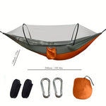 Ultralätt Ryggsäckshängmatta – Automatisk Setup & Myggnät