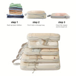 PackSmarta – 5 pakkausta matkakäyttöön tarkoitettuja kompressiopusseja