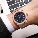 Klocka Mattias (stilren herrklocka med datum & nattbelysning)