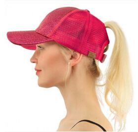 Glitter Keps™ – Justerbar Ponnymössa med Paljetter för Kvinnor