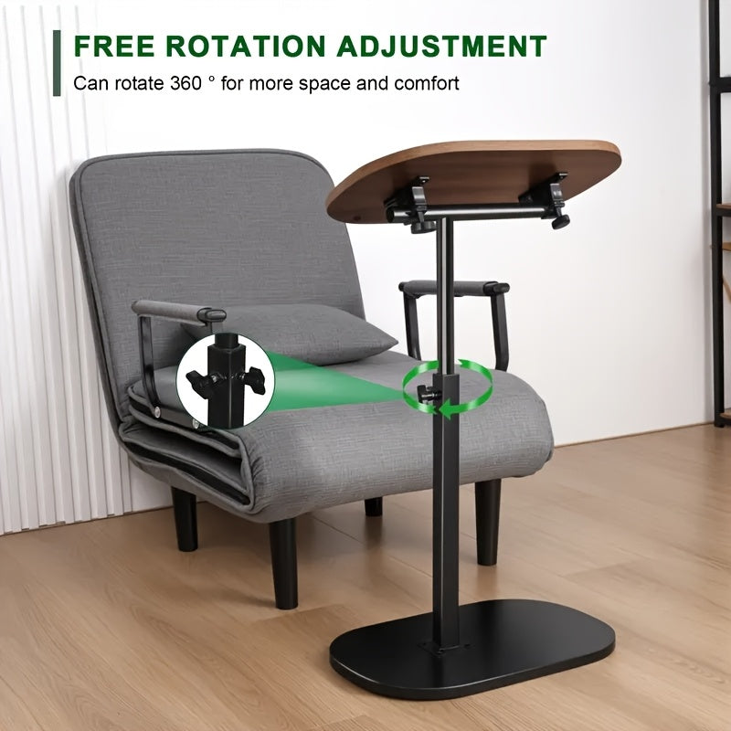 Pieni säädettävä pöytä, jossa 360° kierto