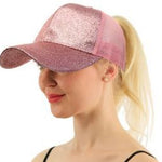 Glitter Keps™ – Justerbar Ponnymössa med Paljetter för Kvinnor