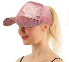 Glitter Cap™ – Säädettävä ponilakki paljeteilla naisille