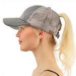 Glitter Keps™ – Justerbar Ponnymössa med Paljetter för Kvinnor