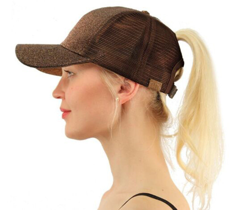 Glitter Cap™ – Säädettävä ponilakki paljeteilla naisille