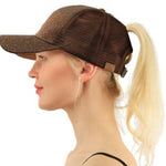 Glitter Keps™ – Justerbar Ponnymössa med Paljetter för Kvinnor