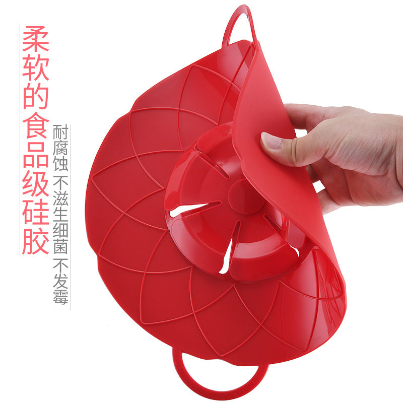 Silikoninen kansisuoja – estää ylikypsennyksen ja pölyn keittiössä