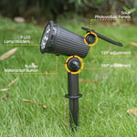 SolarSpotLights™ – 2-pack RGB LED Solspotlights Utomhus