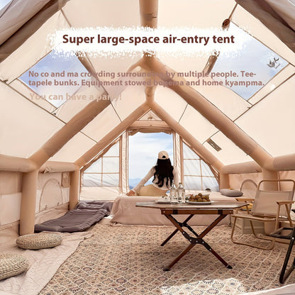 Uppblåsbart tält 8–10 personer – 4-säsongs glampingtält