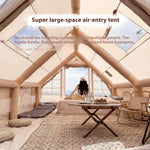 Uppblåsbart tält 8–10 personer – 4-säsongs glampingtält