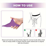 Portabel Silikonurinbehållare för Kvinnor – Hopfällbar