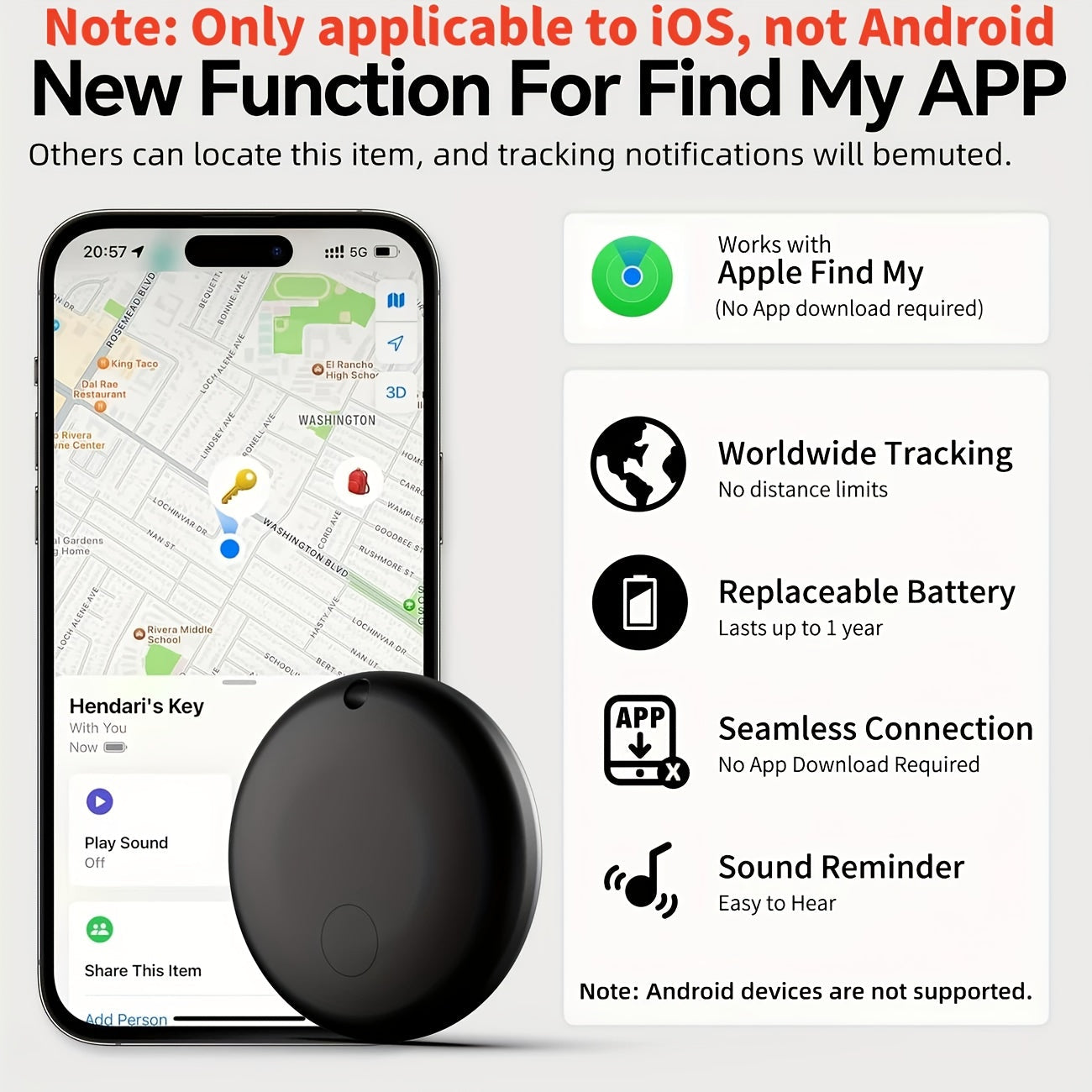 GPS-Kattkollare med Multifunktion, Real-Tid Spårning