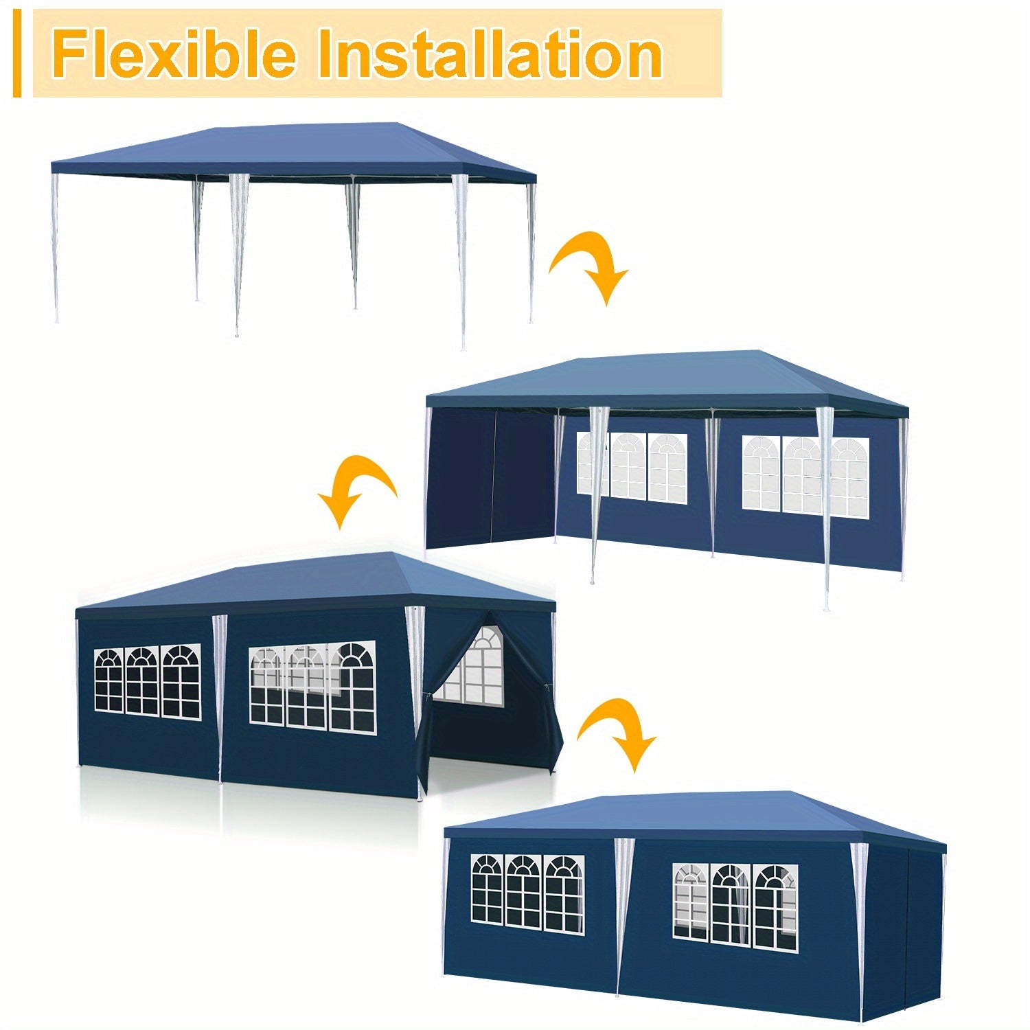 Pop-up tält 4 personer – automatiskt campingtält med solskydd