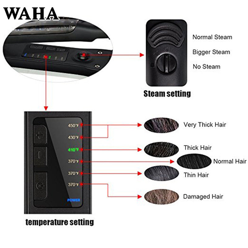 CurlyHair Steam Spray™ – Hårångspray för Lockigt och Rakt Hår