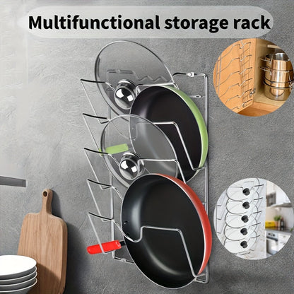 LockStäll™ – Väggmonterad Kastrullocksförvaring
