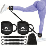 Fotledsband™ – Motståndsband med Muddar för Träning