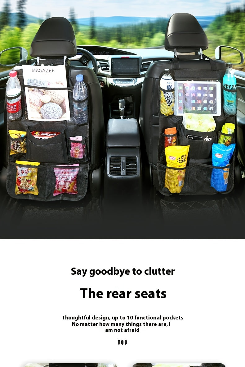 Bilorganisatör™ – 10-fack med Kopphållare