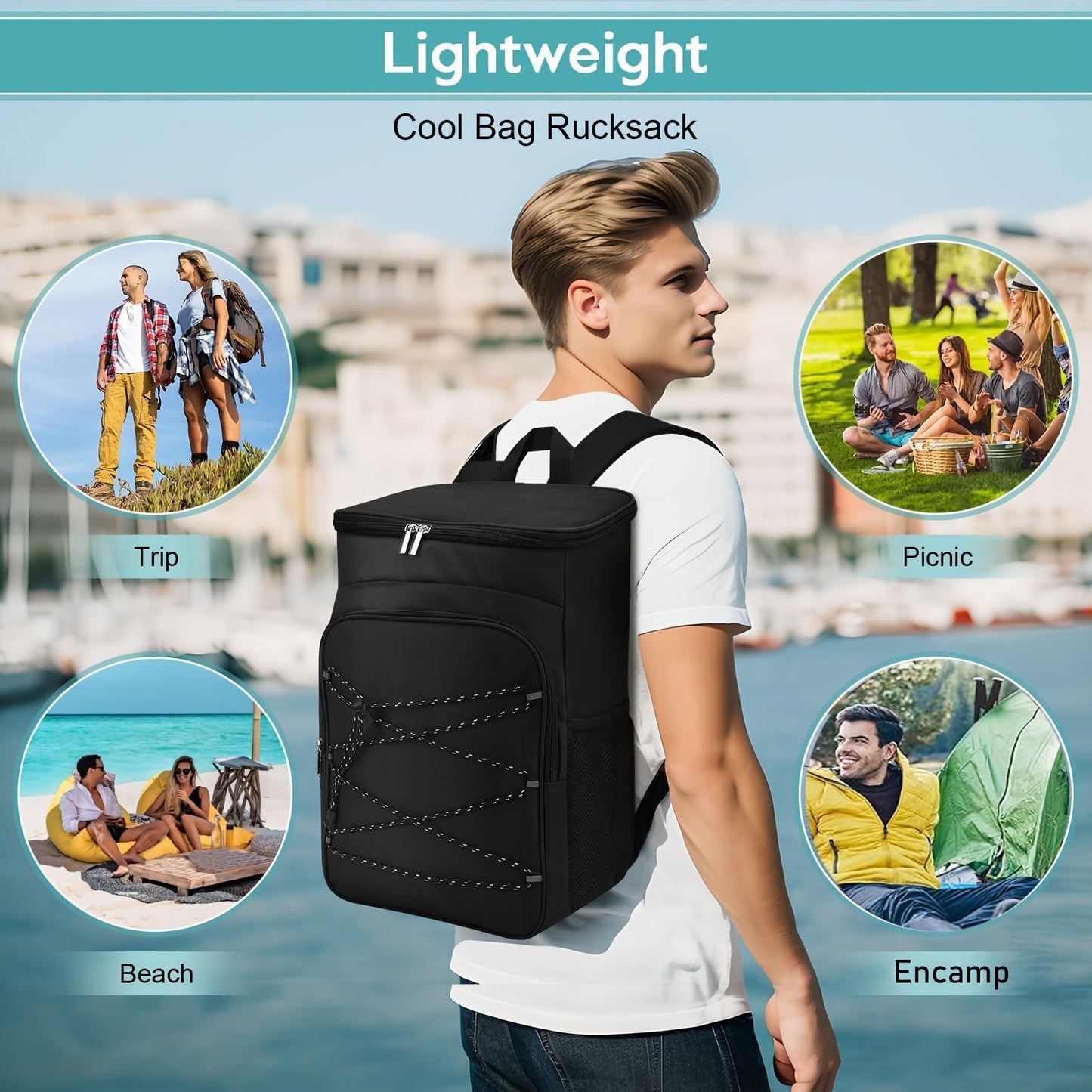 Eristetty reppu lounaalle ja juomille